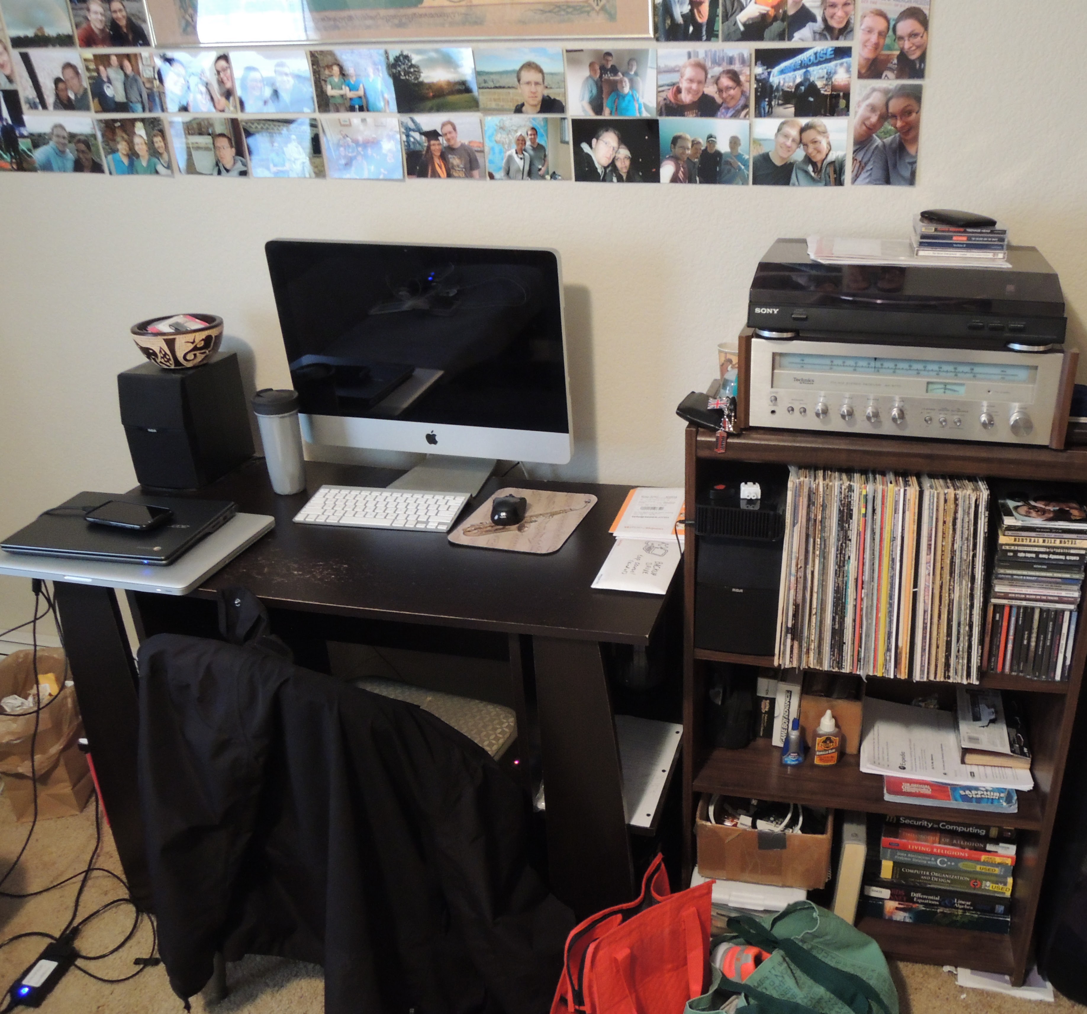 my desk on Boulder Drive